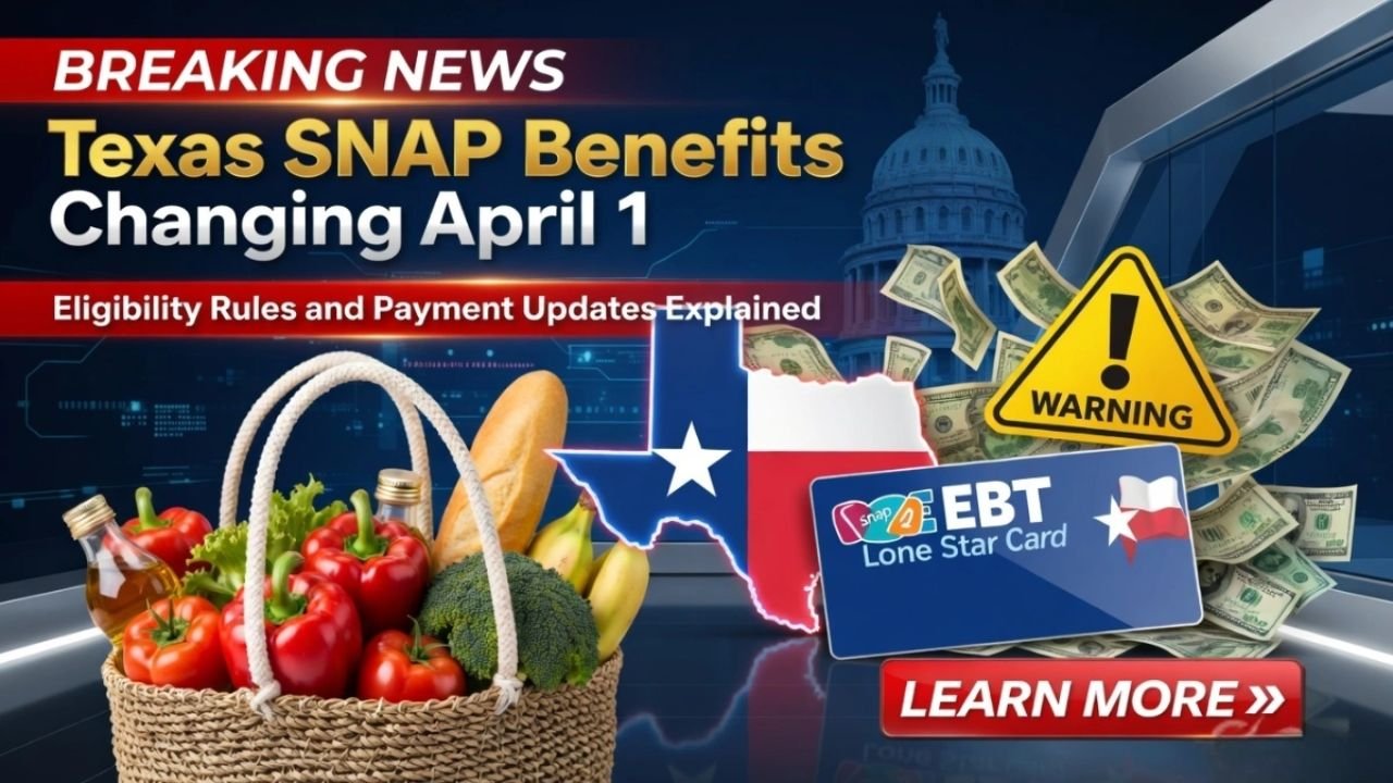 Texas SNAP Changes 2026: New Food Purchase Rules and Eligibility Updates Starting April 1